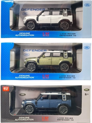 Metāla modelis RANGE ROVER 1:32 ar gaismu un skaņu kastītē