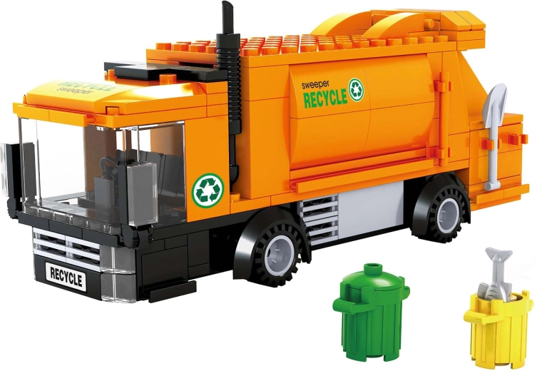 Compatible construction set BLOXO Garbage Collectors 209 pcs