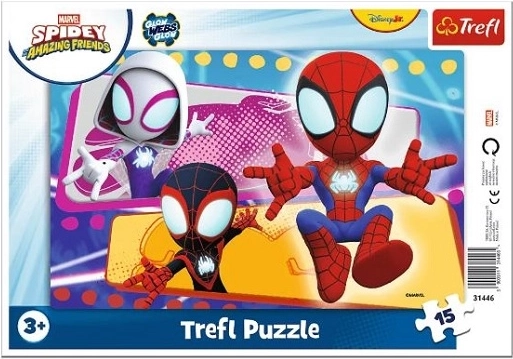 Rāmja puzle Spidey – zirnekļu komanda (15 gab.)