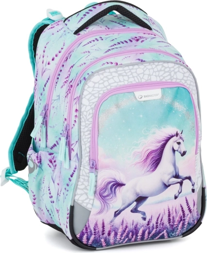 Bagmaster lumi skolas mugursoma ar zirga motīvu