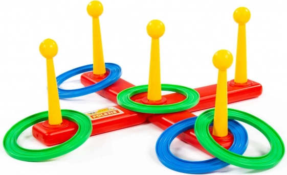 Plastmasas spēle "Uzmet gredzenu"