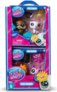 Littlest Pet Shop set of two collectible figures with accessories