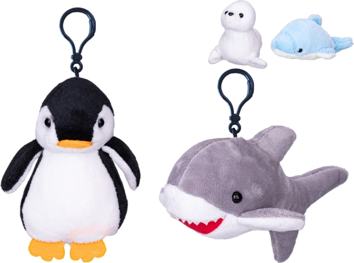 Plush keychain – sea animal 10 cm