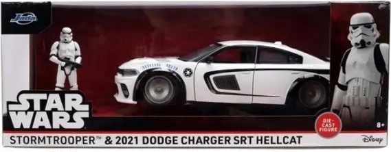 Jada Star Wars Dodge Charger R/T 1:24 ar Stormtrooper figūriņu