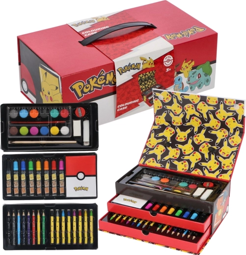 Pokémon Drawing Case – art set in a case