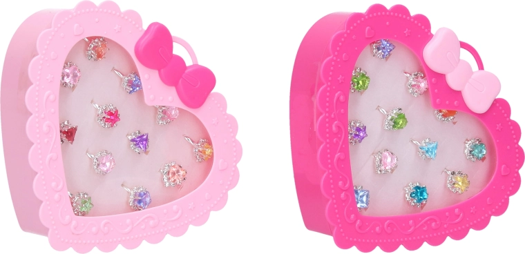 Rings in a box – set of 12 pcs (box 13 cm)