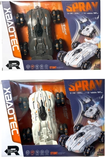 RC auto ar tālvadību ar dūmu efektu, gaismu un skaņu