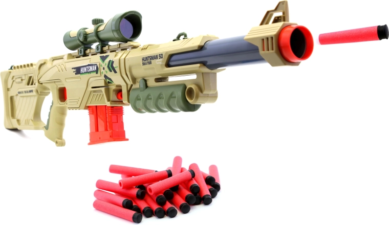 Huntsman Sniper Blaster Foam Dart Rifle 92 cm