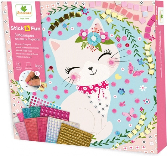 Stick & Fun mozaīka – mājdzīvnieki