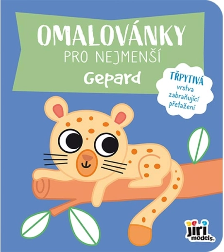 Krāsojamā grāmata mazākajiem – gepards
