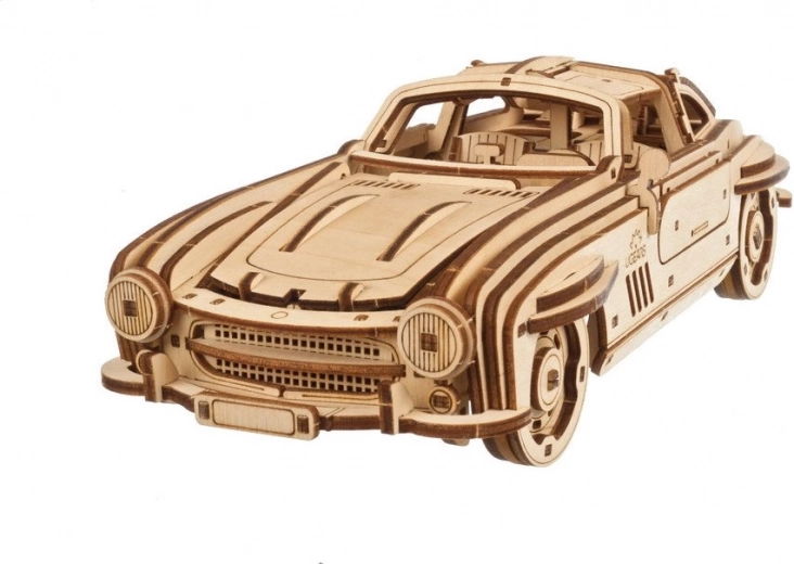 Ugears koka automašīnas modelis Winged Sports Coupe