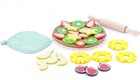 Vilac Fruit Pie Workshop – Wooden Set for a Kids’ Play Kitchen