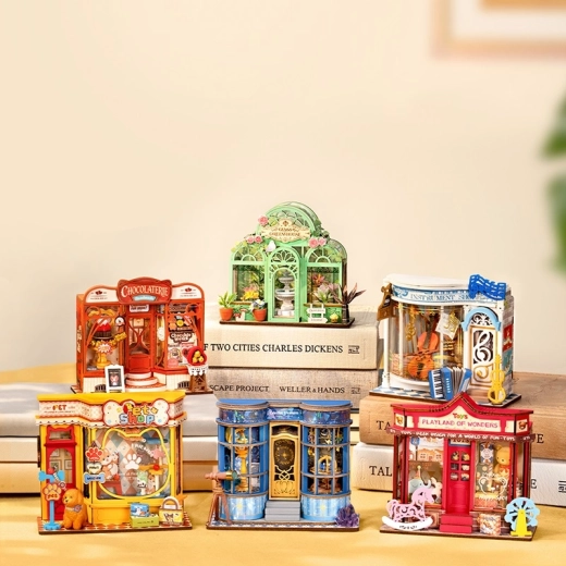 A collection of mini shops for unique decor