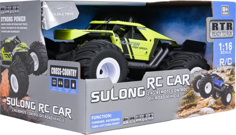 RC crawler 1:16 HUNTER zaļš