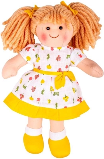 Auduma lelle Zoe no Bigjigs Toys 28 cm