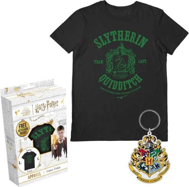 Harija Potera Slytherin T-krekls dāvanu kastē