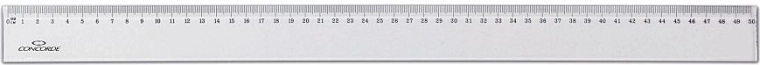 CONCORDE Ruler 50 cm Transparent