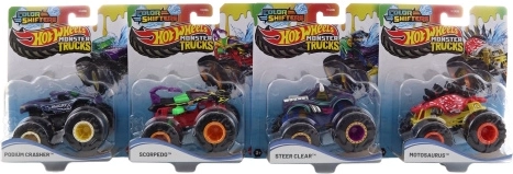 Hot Wheels Monster Trucks Color Shifters – maina krāsu