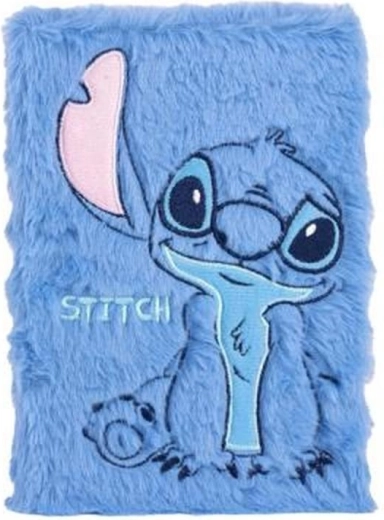 Plīša piezīmju grāmatiņa Stitch A5