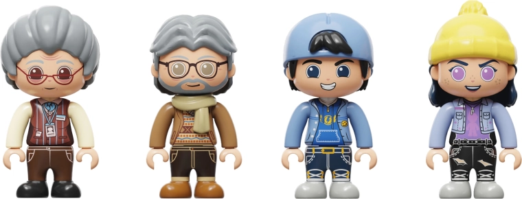 4 minifigures for lively stories