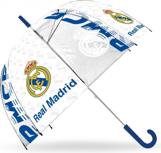 transparent kids manual umbrella real madrid 19″
