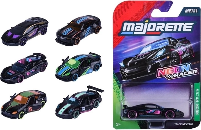 Majorette Neon Racer Premium mini auto 7,5 cm (1 gab.)