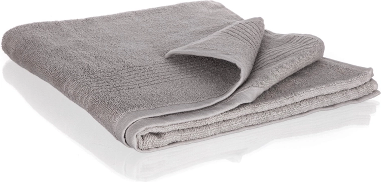 Loris cotton bath towel 70 × 140 cm, light grey