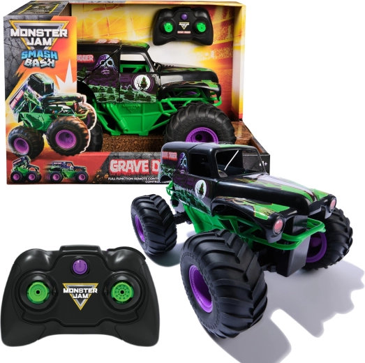 Monster Jam RC kravas automašīna GRAVE DIGGER Smash & Bash 1:15