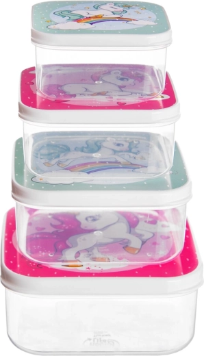 Set of 4 boxes for easy snack portioning