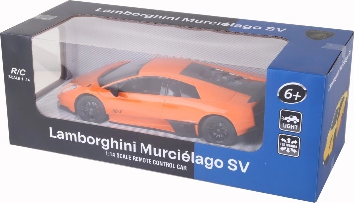 RC auto Lamborghini 1:14 oranžs/dzeltens