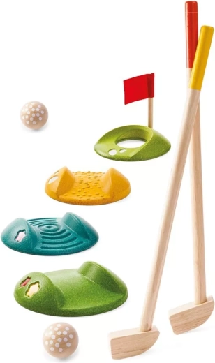 PlanToys mini golf set for kids