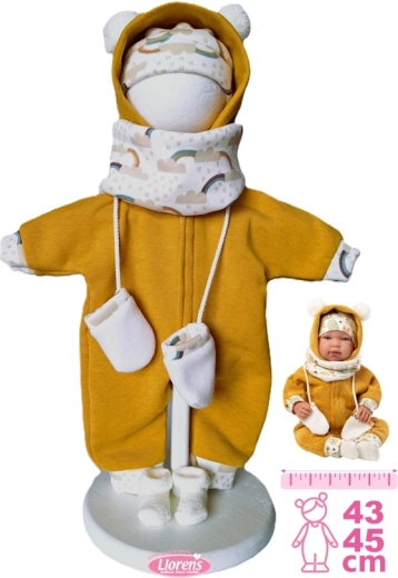 Llorens apģērbiņš jaundzimušā lellītei New Born 43–45 cm