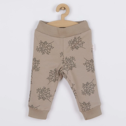 Infant cotton sweatpants Nicol Ella beige