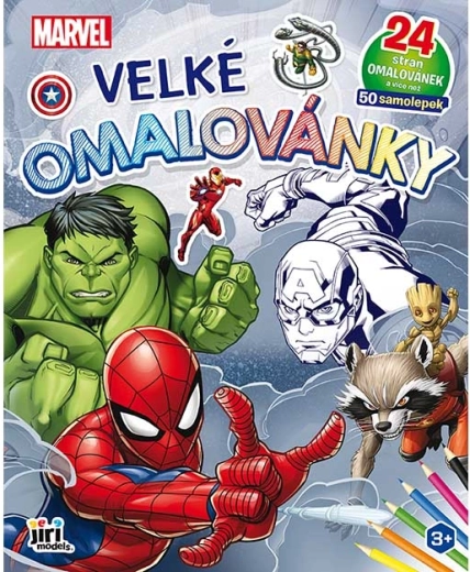 Lielā Marvel krāsojamā grāmata