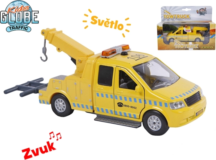 Kids Globe Traffic bērnu evakuators ar gaismām un skaņām, 16 cm