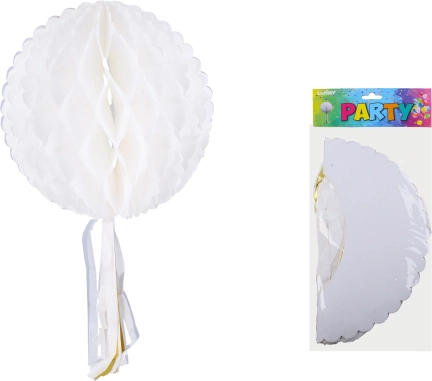 Papīra dekoratīvā piekarināmā bumba 30 cm