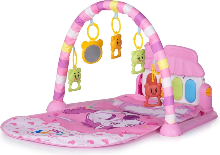 Chipolino rotaļu paklājiņš ar klavierītēm Unicorn