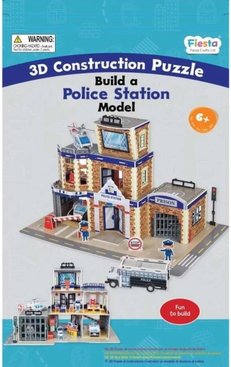 3D puzle Policijas iecirknis Fiesta Crafts
