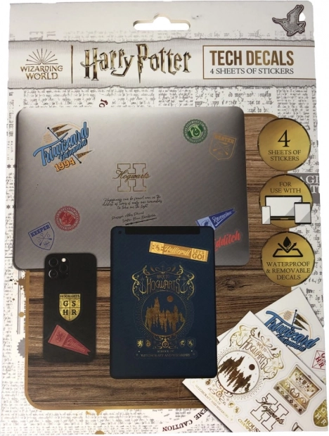 Uzlīmes HARRY POTTER – komplekts ar 4 lapām