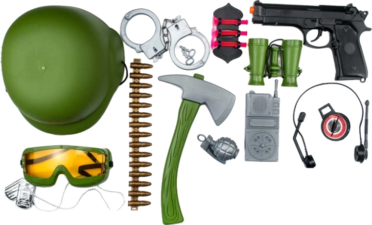 Bērnu militārās policijas komplekts - 1 gabals