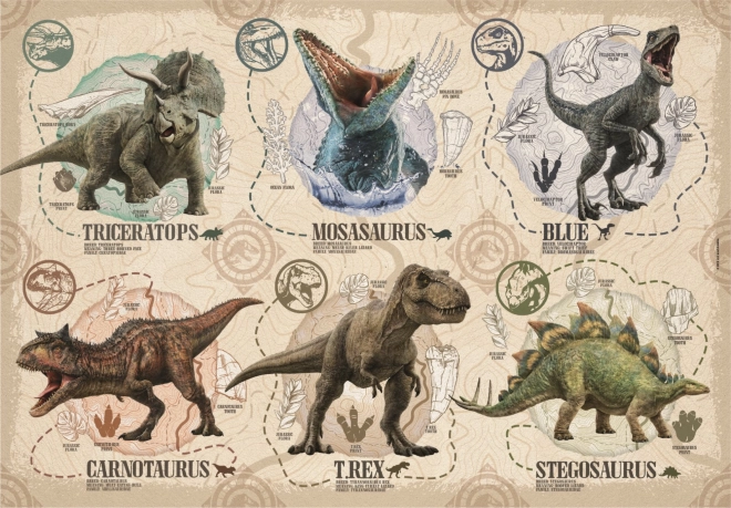 CLEMENTONI Puzzle Jurassic World 104 pieces