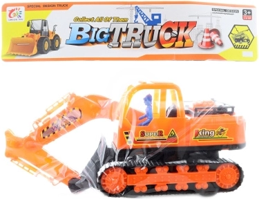 Plastic tracked excavator – toy for children 3+