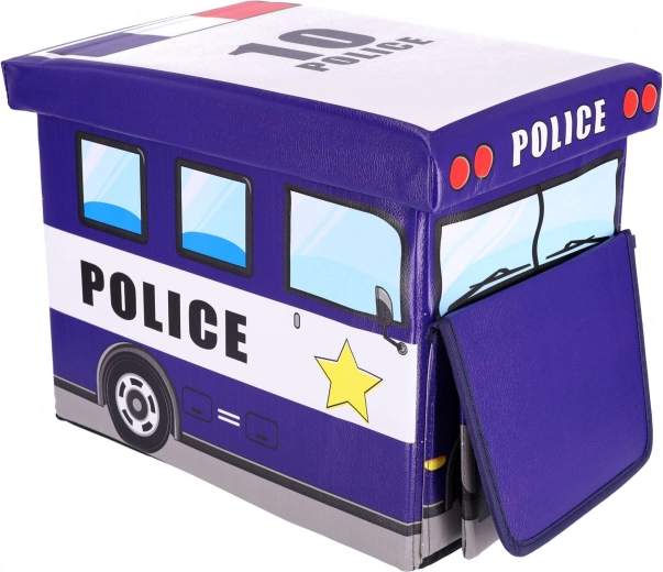 Sēdeklis, kāju balsts un galdiņš vienā