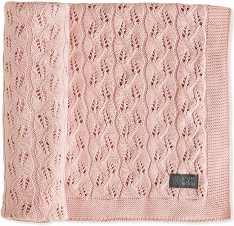 Vinter & Bloom Moment Organic blanket cloud pink