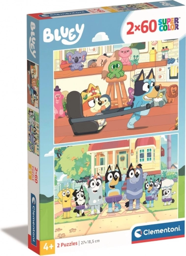 Bluey puzle 2×60 gab. CLEMENTONI