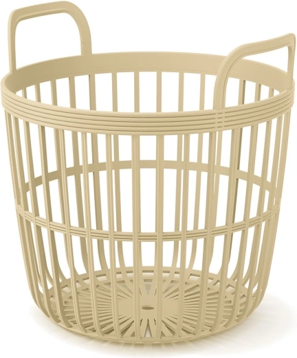 Grozs Zoe Basket ar rokturiem 36,4 cm, salmu krāsā
