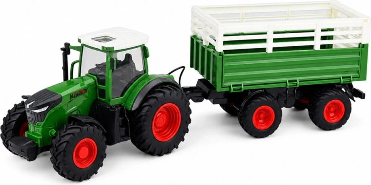 Electrically controlled tipping trailer