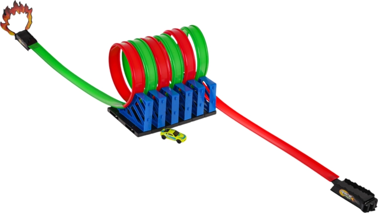 Children's Race Track with Quintuple Loop