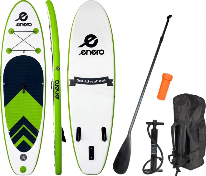 Enero SUP dēlis 275 × 76 × 10 cm zaļš/melns/balts