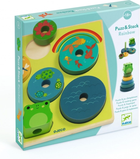 Puzz & Stack Varavīksne no Djeco